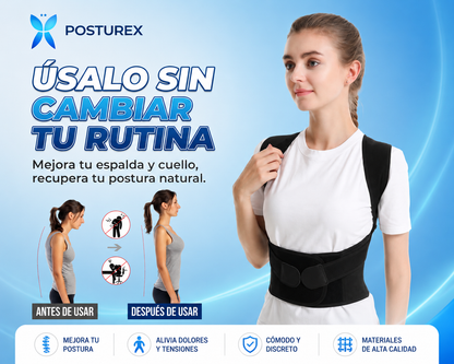Corrector de Postura Ajustable, Soporte de Espalda y Hombros